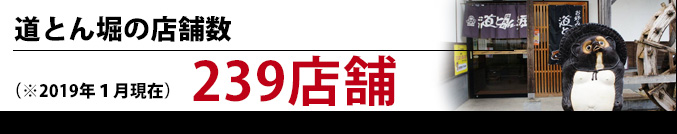 道とん堀の年間来客数